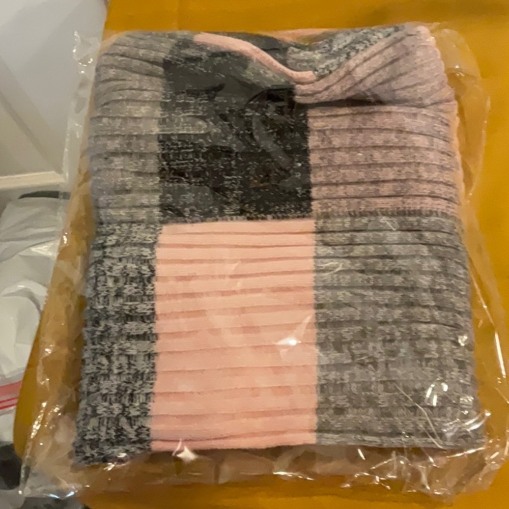 Kate Spade Mouline Patch Scarf In Black Multi NWT MSRP $88